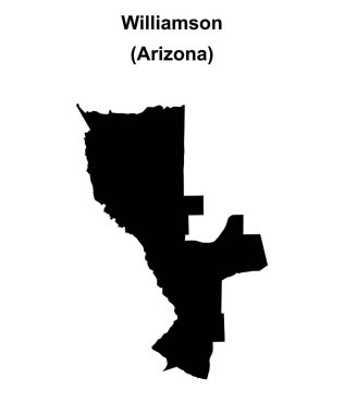 Williamson (Arizona) boş ana hat haritası
