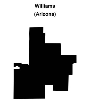 Williams (Arizona) boş ana hat haritası