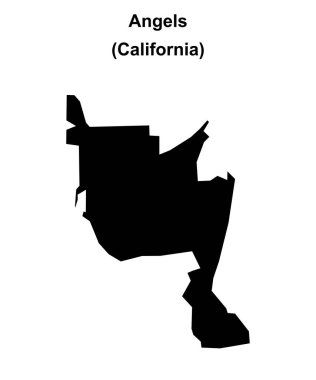 Melekler (California) boş dış hat haritası