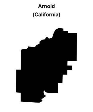 Arnold (California) boş dış hat haritası