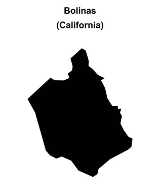 Bolinas (California) boş ana hat haritası