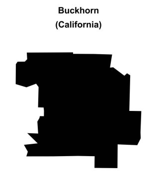 Buckhorn (California) boş ana hat haritası
