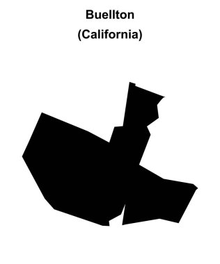 Buellton (California) boş ana hat haritası