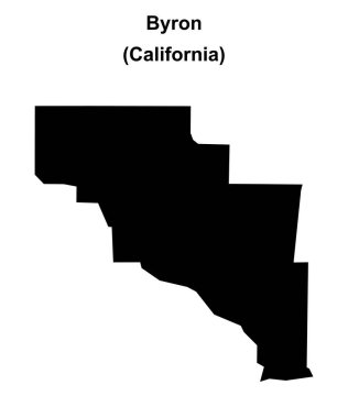 Byron (California) boş ana hat haritası