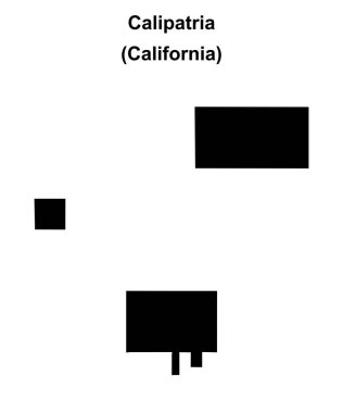 Calipatria (California) boş ana hat haritası