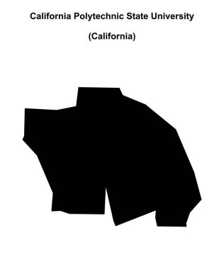 California Politeknik Eyalet Üniversitesi (California) boş ana hat haritası