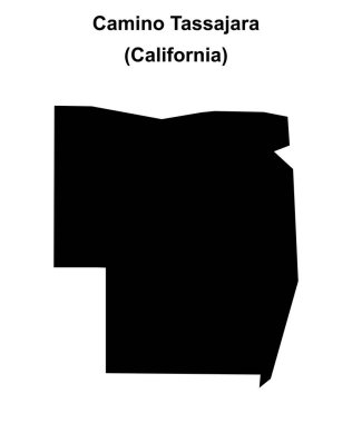Camino Tassajara (California) boş ana hat haritası