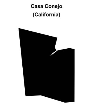 Casa Conejo (California) boş ana hat haritası