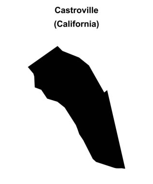 Castroville (California) boş ana hat haritası