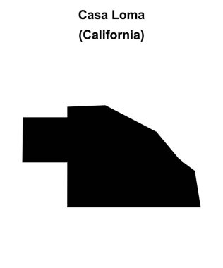 Casa Loma (California) boş ana hat haritası