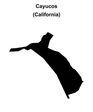 Cayucos (California) boş ana hat haritası
