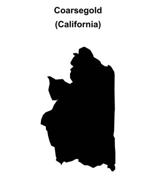 Coarse Gold (California) boş ana hat haritası