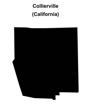 Collierville (California) boş ana hat haritası