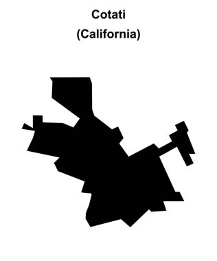 Cotati (California) boş ana hat haritası