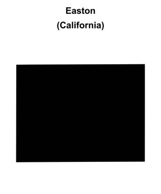 Easton (California) boş ana hat haritası