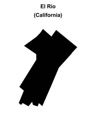 El Rio (California) boş ana hat haritası