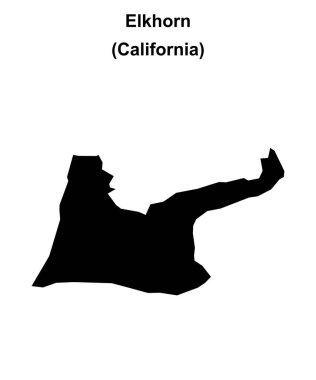 Elkhorn (California) boş ana hat haritası
