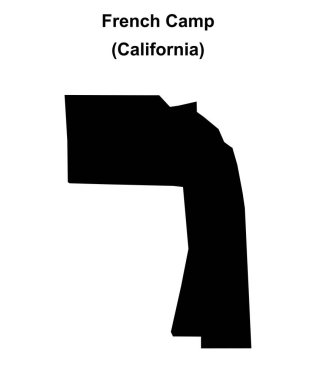 Fransız Kampı (California) boş ana hat haritası