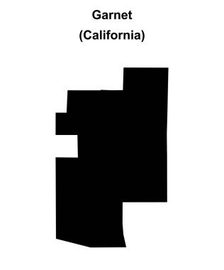Garnet (California) boş ana hat haritası