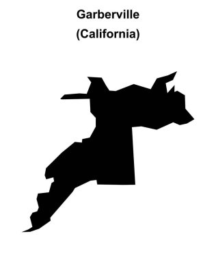 Garberville (California) boş ana hat haritası