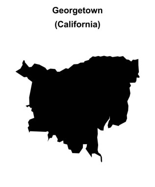 Georgetown (California) boş ana hat haritası