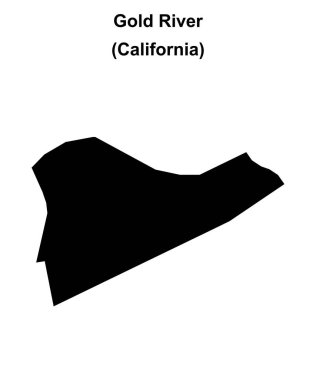 Altın Nehir (California) boş ana hat haritası