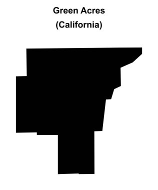 Yeşil Alanlar (California) boş ana hat haritası