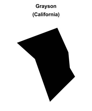 Grayson (California) boş ana hat haritası