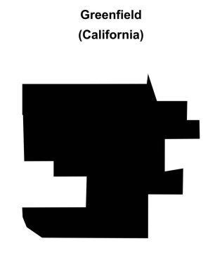 Greenfield (California) boş ana hat haritası