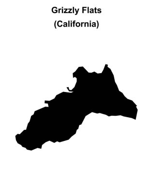 Grizzly Flats (California) boş ana hat haritası