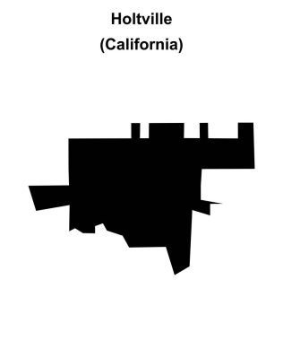 Holtville (California) boş ana hat haritası