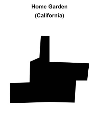 Ev Bahçesi (California) boş ana hat haritası