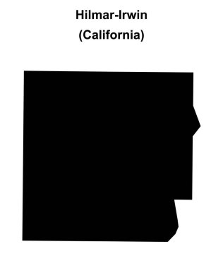 Hilmar-Irwin (California) boş ana hat haritası