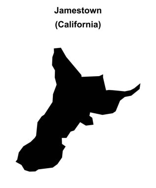 Jamestown (California) boş ana hat haritası