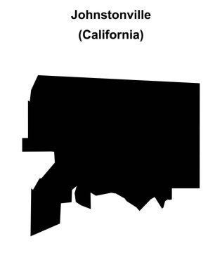 Johnstonville (California) boş ana hat haritası