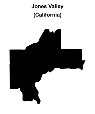 Jones Vadisi (California) boş ana hat haritası