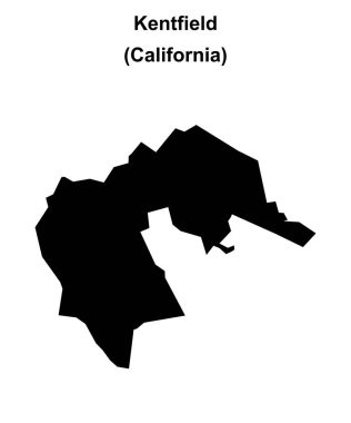 Kentfield (California) boş ana hat haritası