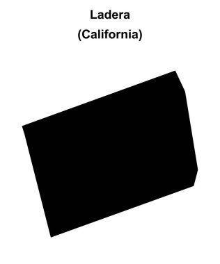 Ladera (California) boş ana hat haritası