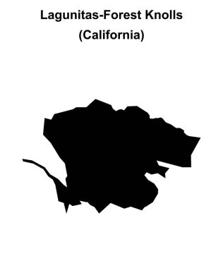 Lagunitas-Forest Knolls (California) boş ana hat haritası