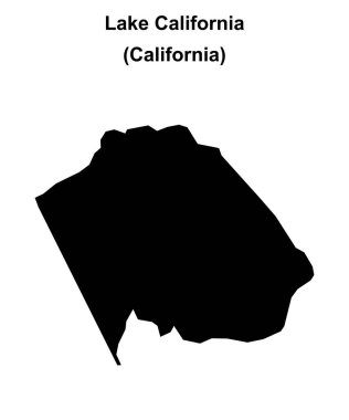 Kaliforniya Gölü (California) boş ana hat haritası