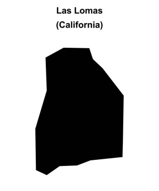 Las Lomas (California) boş ana hat haritası