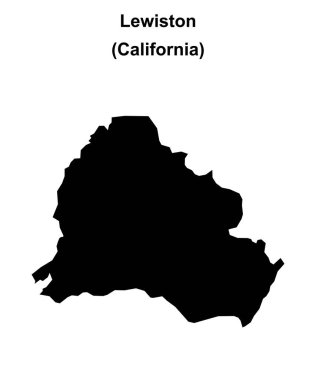 Lewiston (California) boş ana hat haritası