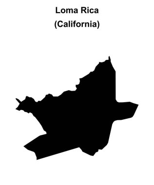 Loma Rica (California) boş ana hat haritası