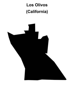 Los Olivos (California) boş ana hat haritası