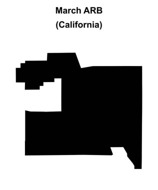 Mart ARB (California) boş ana hat haritası