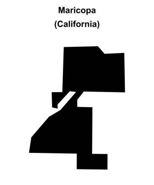 Maricopa (California) boş ana hat haritası