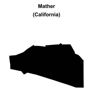 Mather (California) boş ana hat haritası