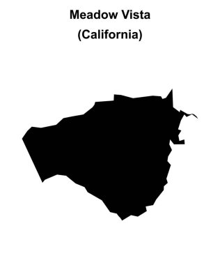 Meadow Vista (California) boş ana hat haritası