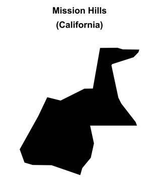 Mission Hills (California) boş ana hat haritası