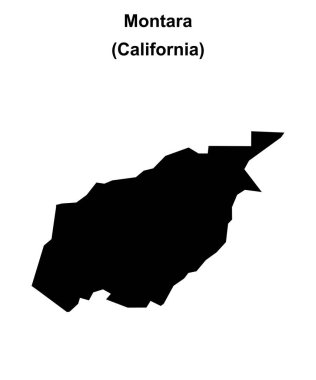 Montara (California) boş ana hat haritası